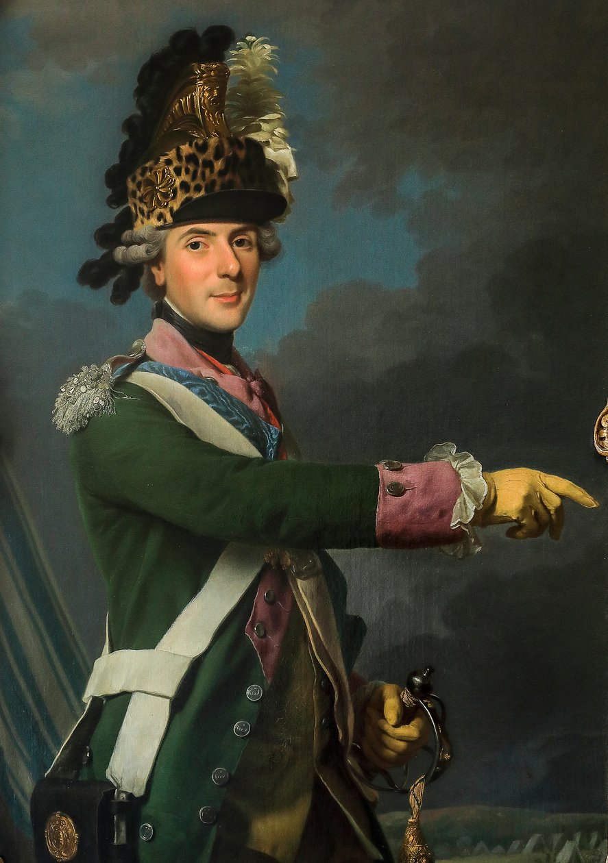 Dauphin, Louis-Ferdinand lohikäärmeen univormussa af Alexander Roslin