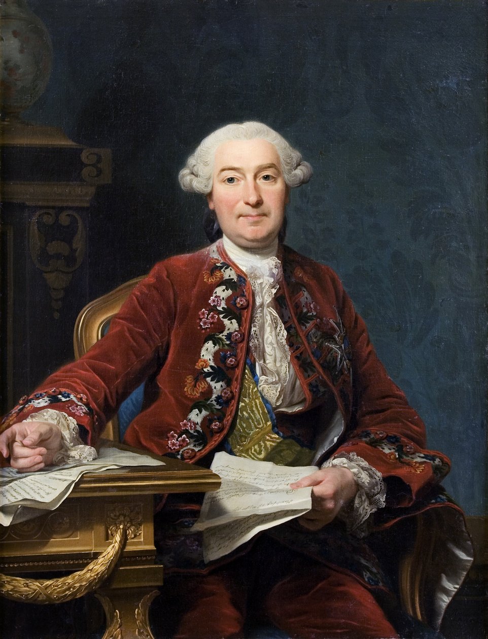 Ulrik Scheffer (1716 - 99) af Alexander Roslin