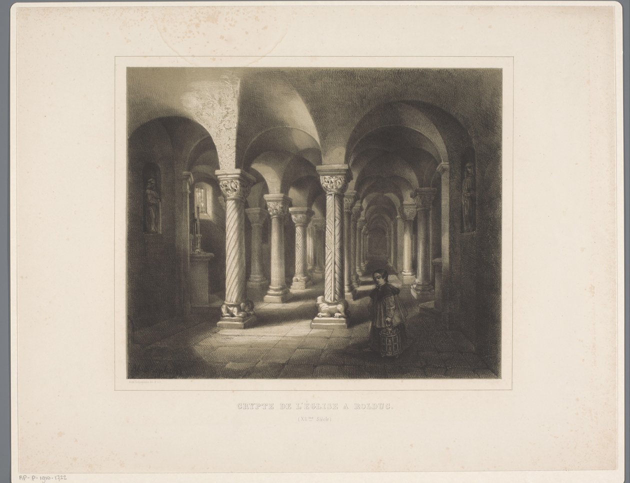 Krypten af ​​Rolduc Abbey Church Crypt de l