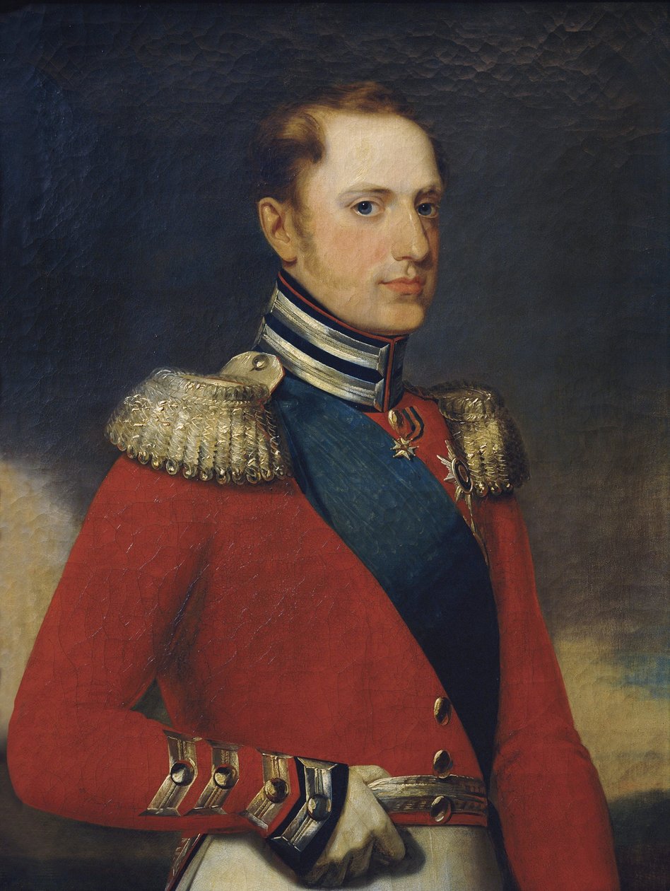 Portræt af kejser Nicholas I, 1829 af Alexander Vasilyevich Polyakov