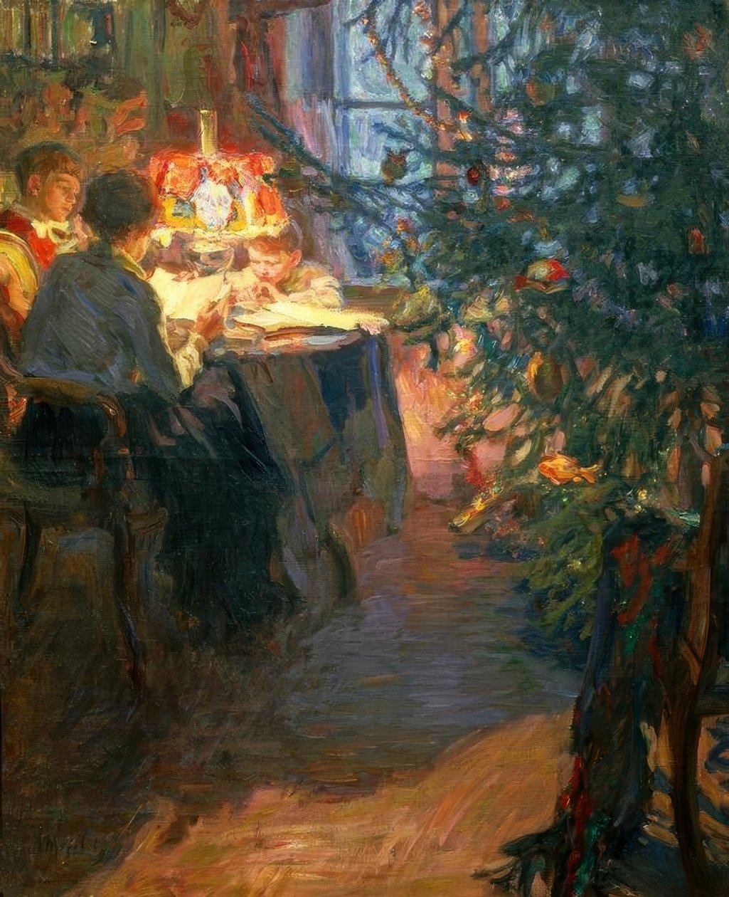 Juletræ i familien af Alexander Viktorowitsch Morawow