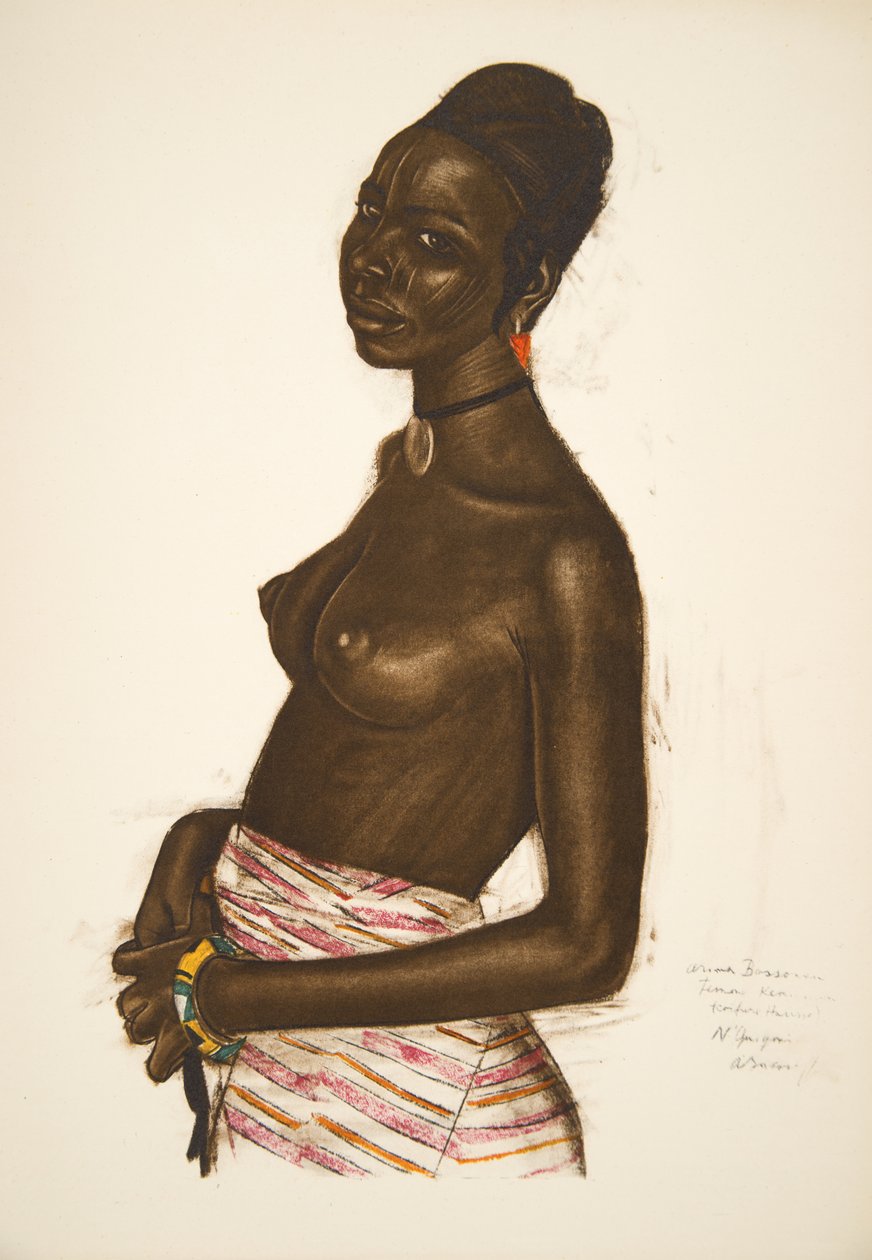 Arima Bossonou. Femme Kanembou (NGuigmi), fra Dessins et Peintures d