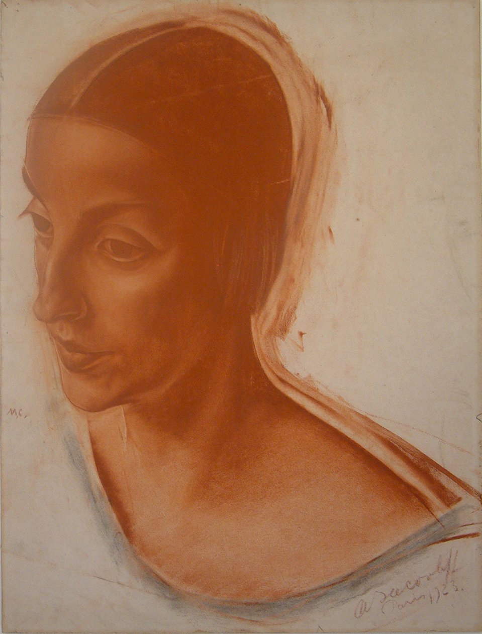 Ballerina Alexandra Balashova 1887-1979, 1923 af Alexander Yevgenyevich Yakovlev