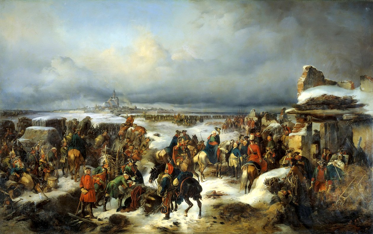 Erobringen af den preussiske fæstning Kolberg den 16. december 1761