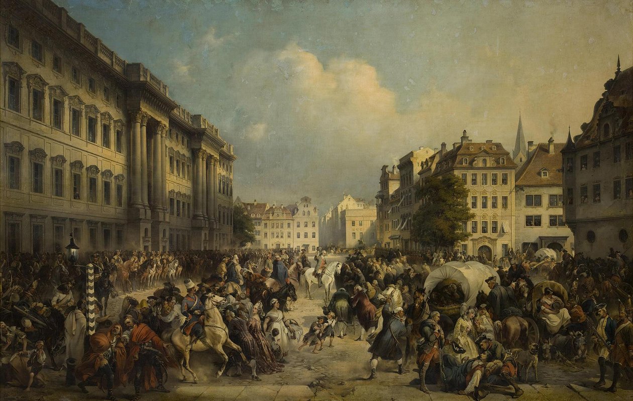 Russiske troppers besættelse af Berlin i oktober 1760, 1849 af Alexander von Kotzebue