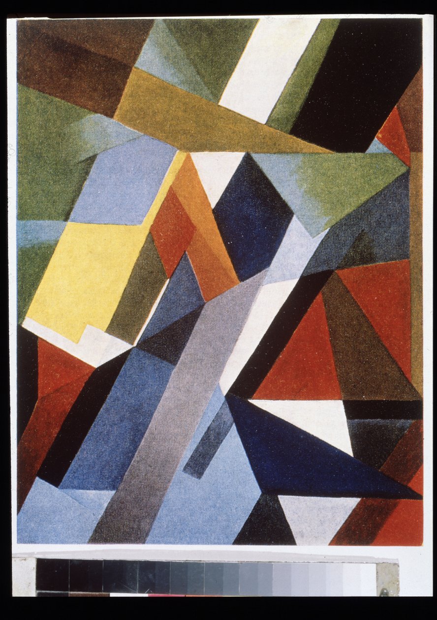 Farverytme, 1921 af Alexandra Alexandrowna Exter