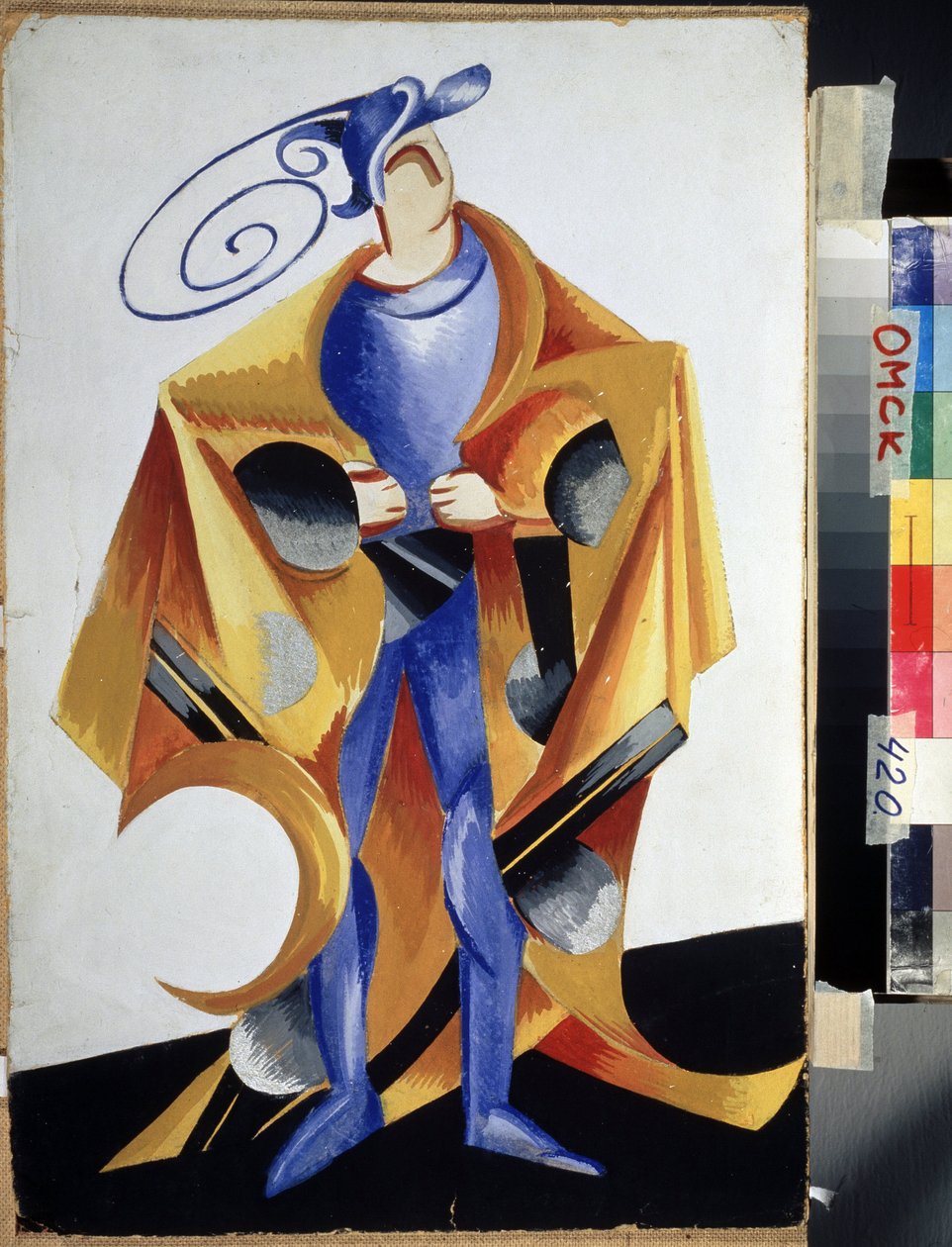 Teaterkostume til stykket "Romeo og Julie" af William Shakespeare. Gouache d