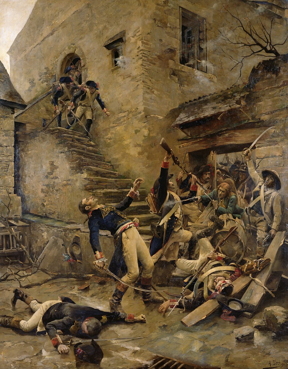 General Beaupuys død, 1888 af Alexandre Bloch