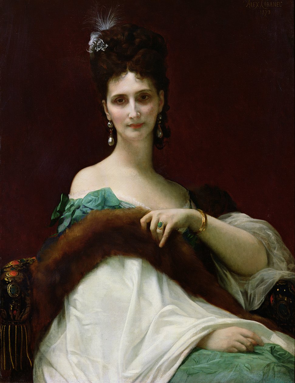 Grevinden af ​​Keller, 1873 af Alexandre Cabanel