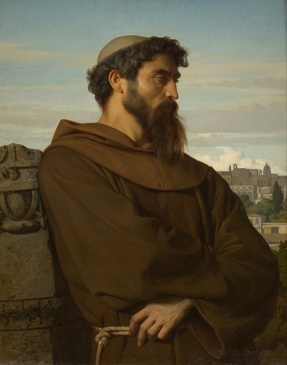 Den romerske munk af Alexandre Cabanel