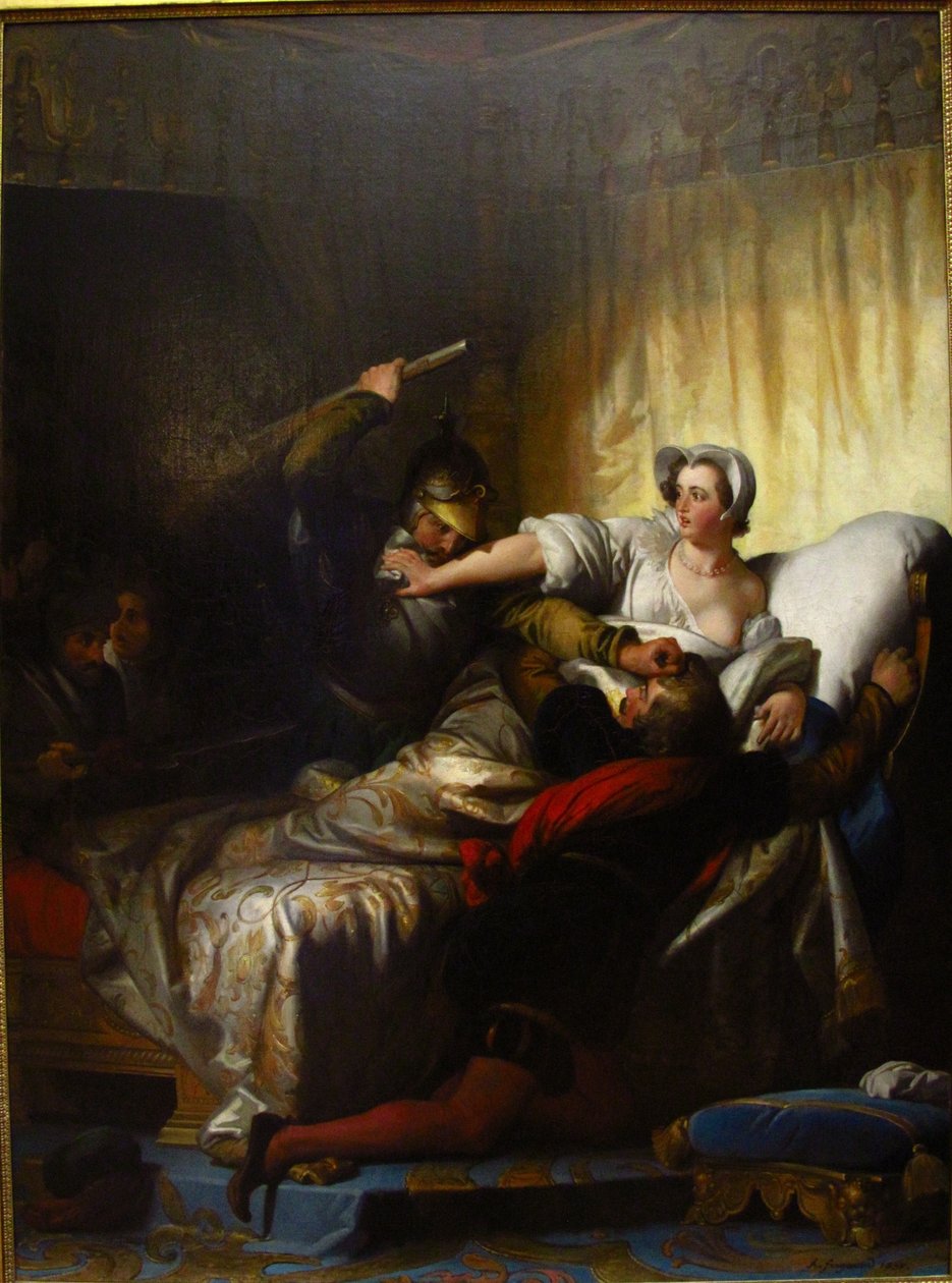 Saint-Barthélémy scene af Alexandre Evariste Fragonard