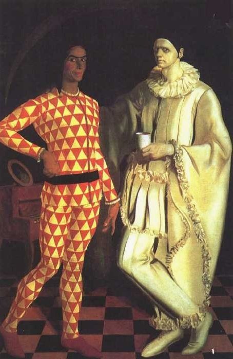 . 1914. n Engelsk: Pierrot & A af Alexandre Jacovleff