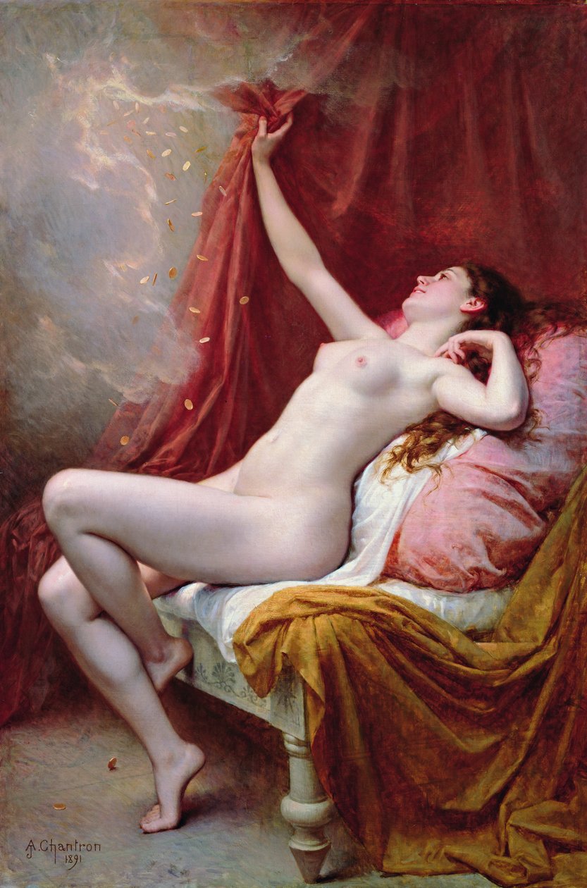 Danae, 1891 af Alexandre Jacques Chantron