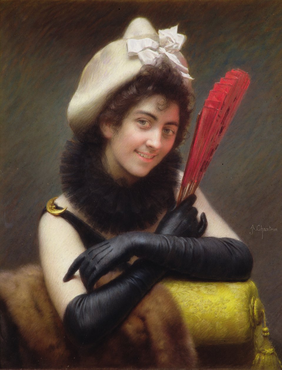 Den kokette af Alexandre Jacques Chantron