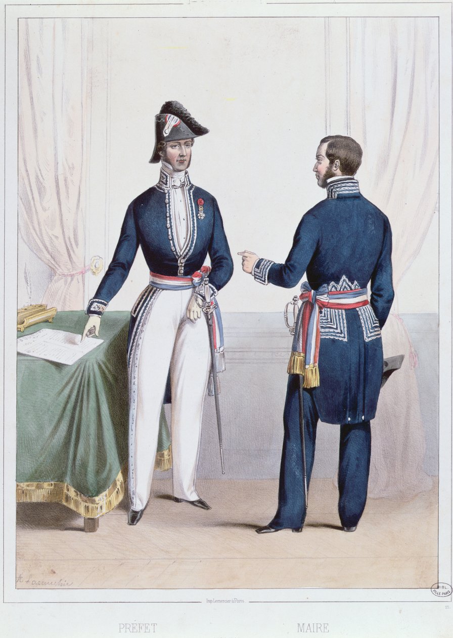 fransk præfekt og borgmester i perioden (1830-47) af julimonarkiet i Frankrig af Alexandre Lacauchie