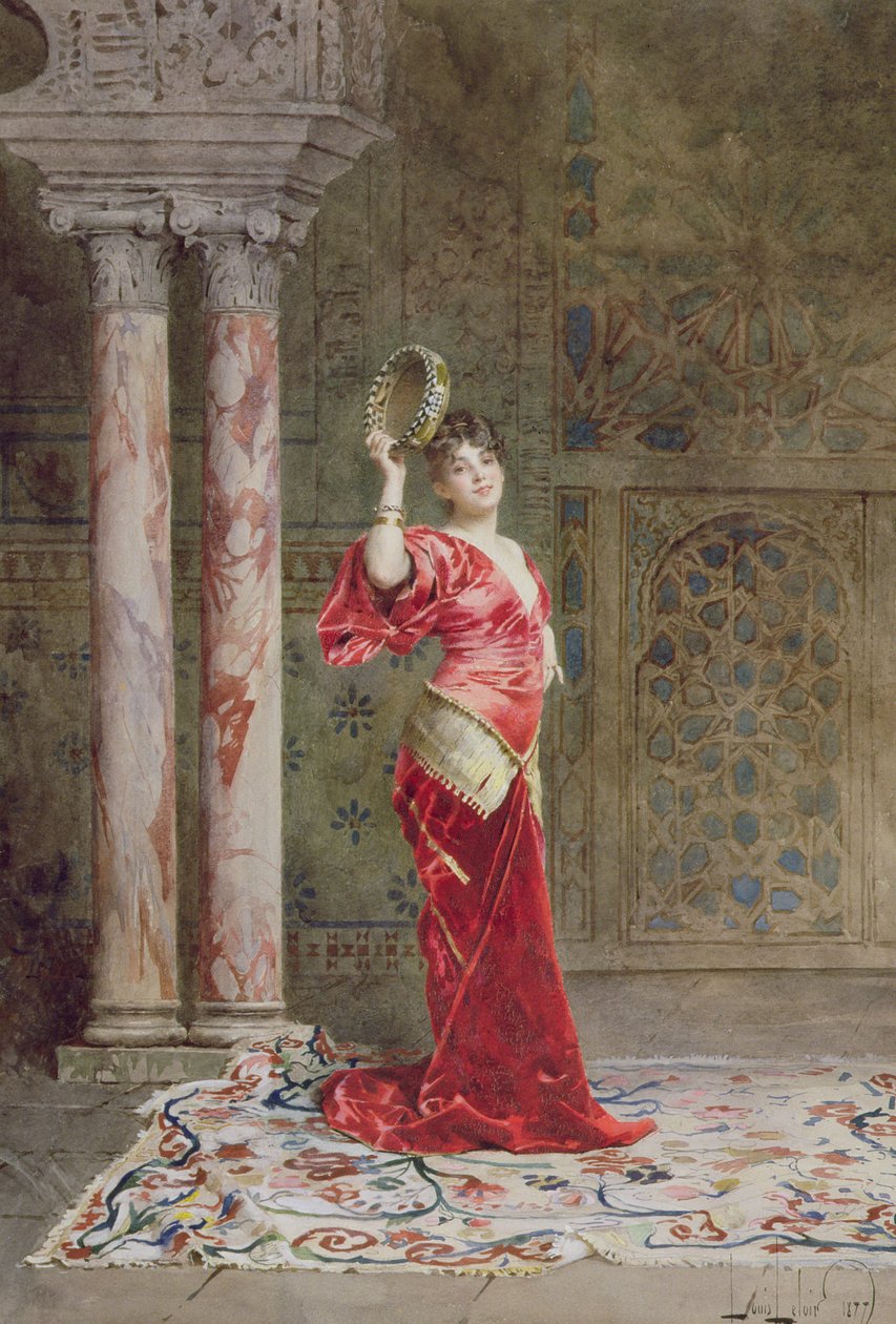 En østlig danser, 1877 af Alexandre-Louis Leloir