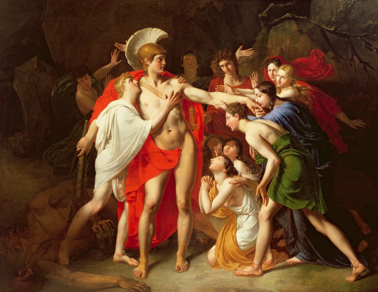 Thebens taknemmelighed, ca. 1855 af Alexandre Louis Patry
