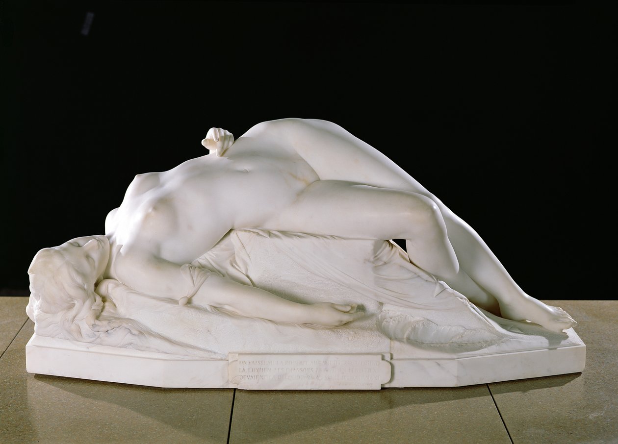 Ung pige fra Tarento, 1871 (marmor) af Alexandre Schoenewerk