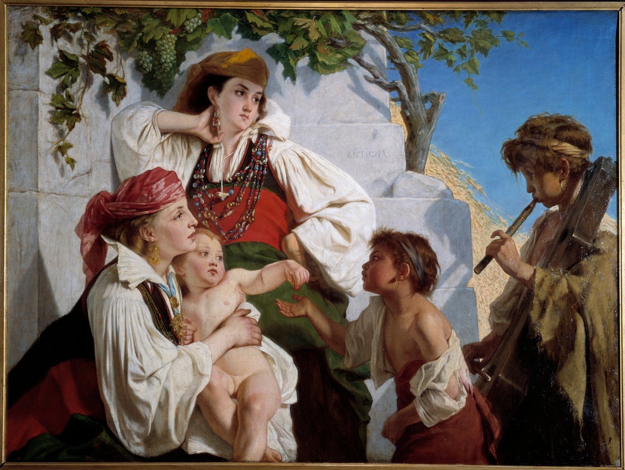 Aragonese of Anso Painting by Alexander Antignadani af Alexandre Antigna