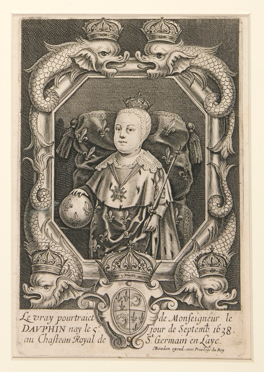 Portræt af Ludvig XIV som Dauphin (Le vray pourtraiet de Monseigneur le Dauphin af Alexandre Boudan