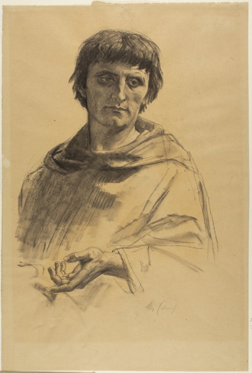 Central Figure, studie for The Life of Saint Louis, King of France af Alexandre Cabanel