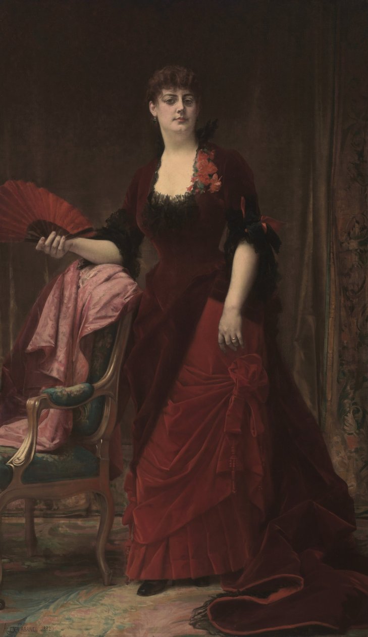 Portræt af Arabella Worsham (senere Arabella Huntington) af Alexandre Cabanel