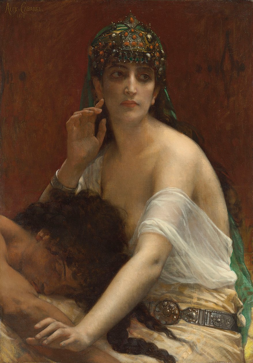 Samson og Dalila af Alexandre Cabanel