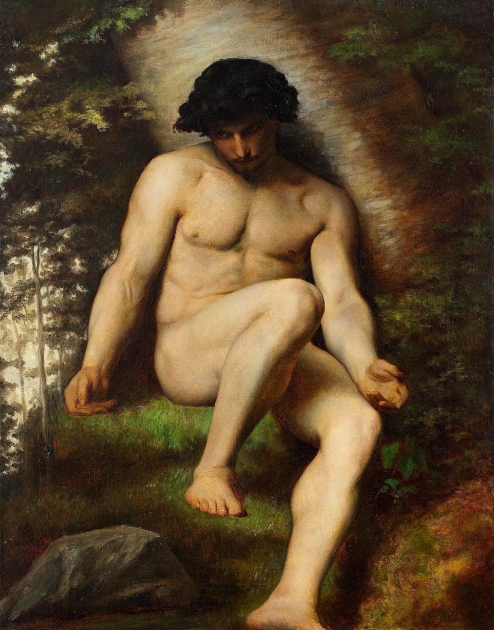 Studie af Adam for Paradis perdu, ca. 1863 af Alexandre Cabanel