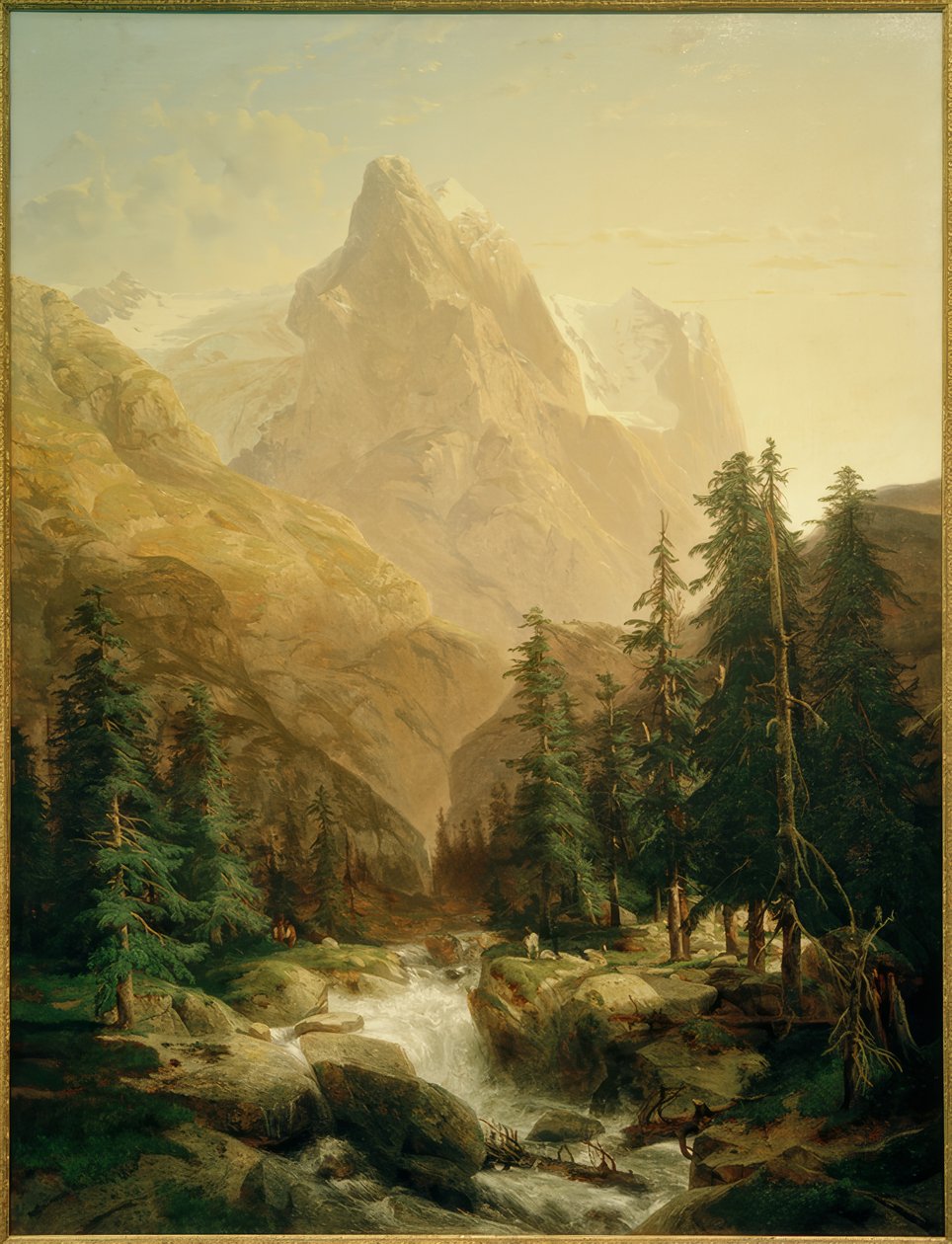 Alexandre Calame, Wetterhorn af Alexandre Calame