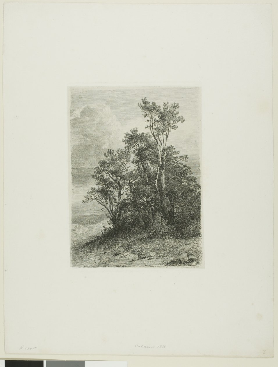 Alpine Landskab af Alexandre Calame