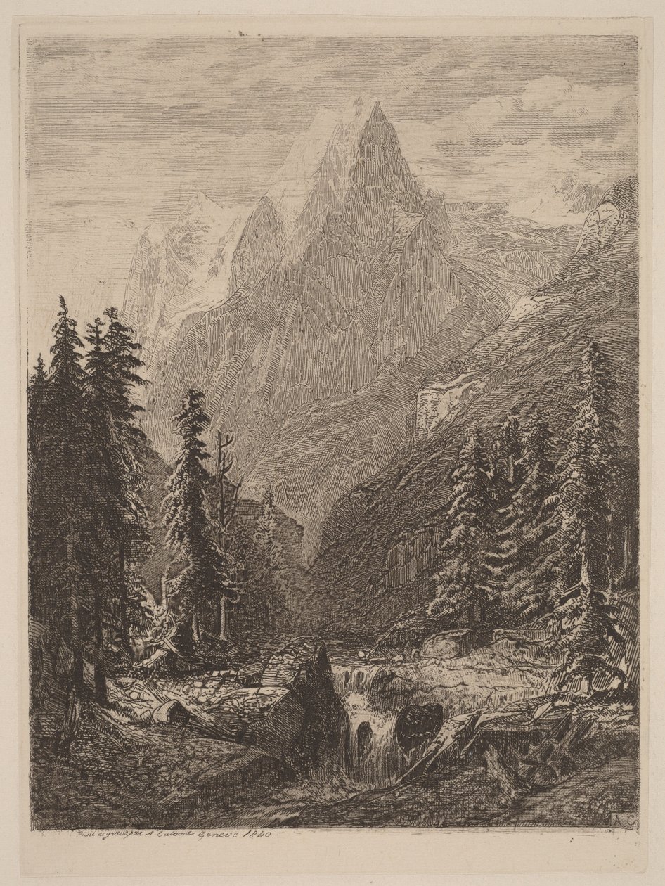 Bjergeng af Alexandre Calame