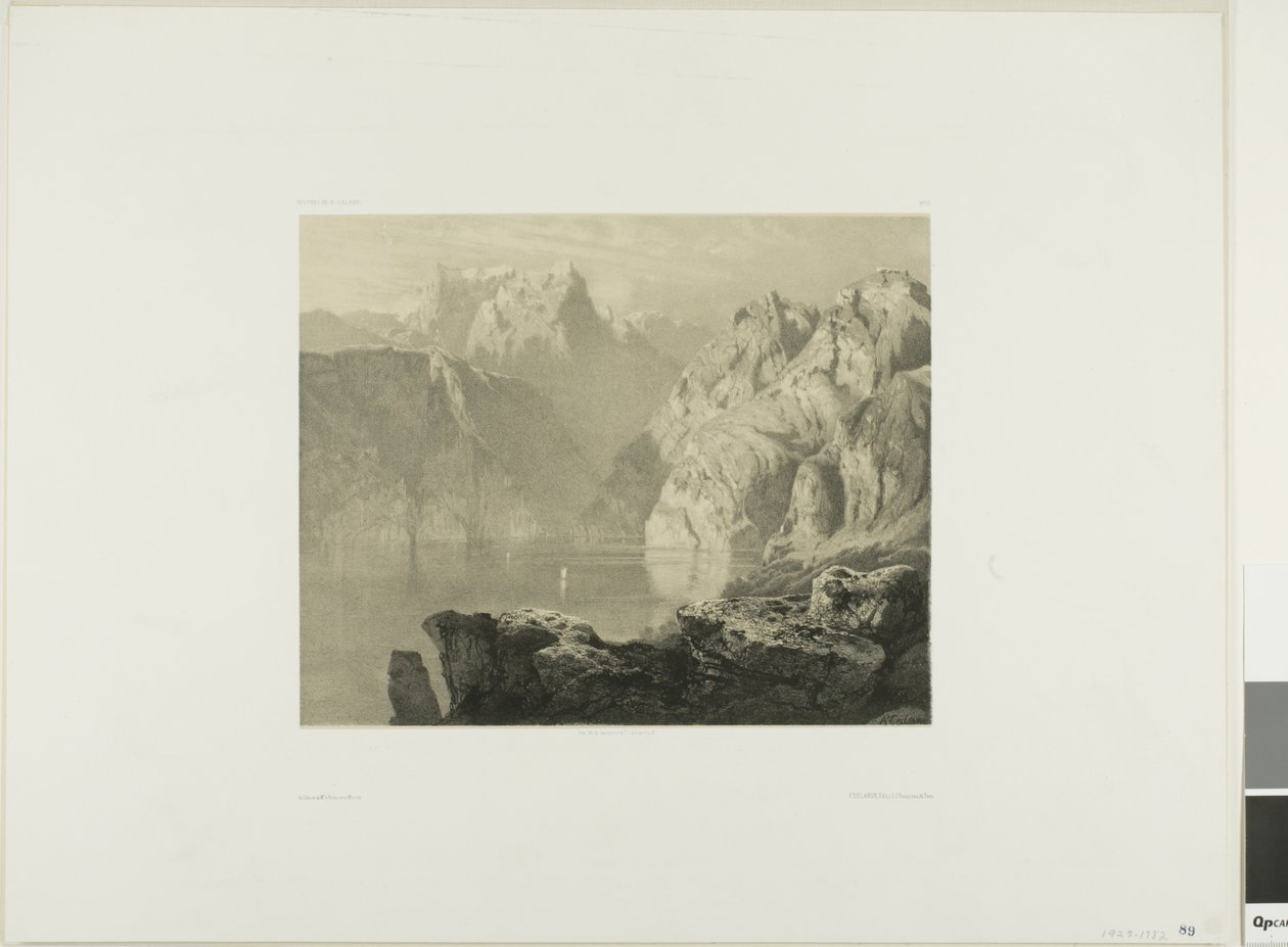 Vierwaldstattersee af Alexandre Calame