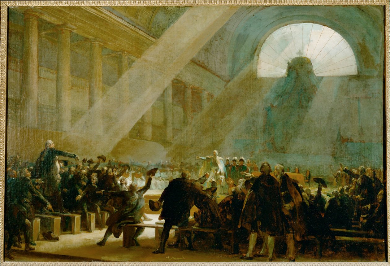 Eden i Jeu de Paume ... af Alexandre Evariste Fragonard