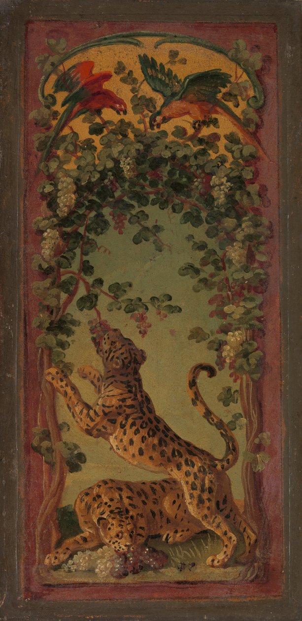 Panthers of Bacchus Eating Grapes, ca. 1719-20. af Alexandre Francois Desportes