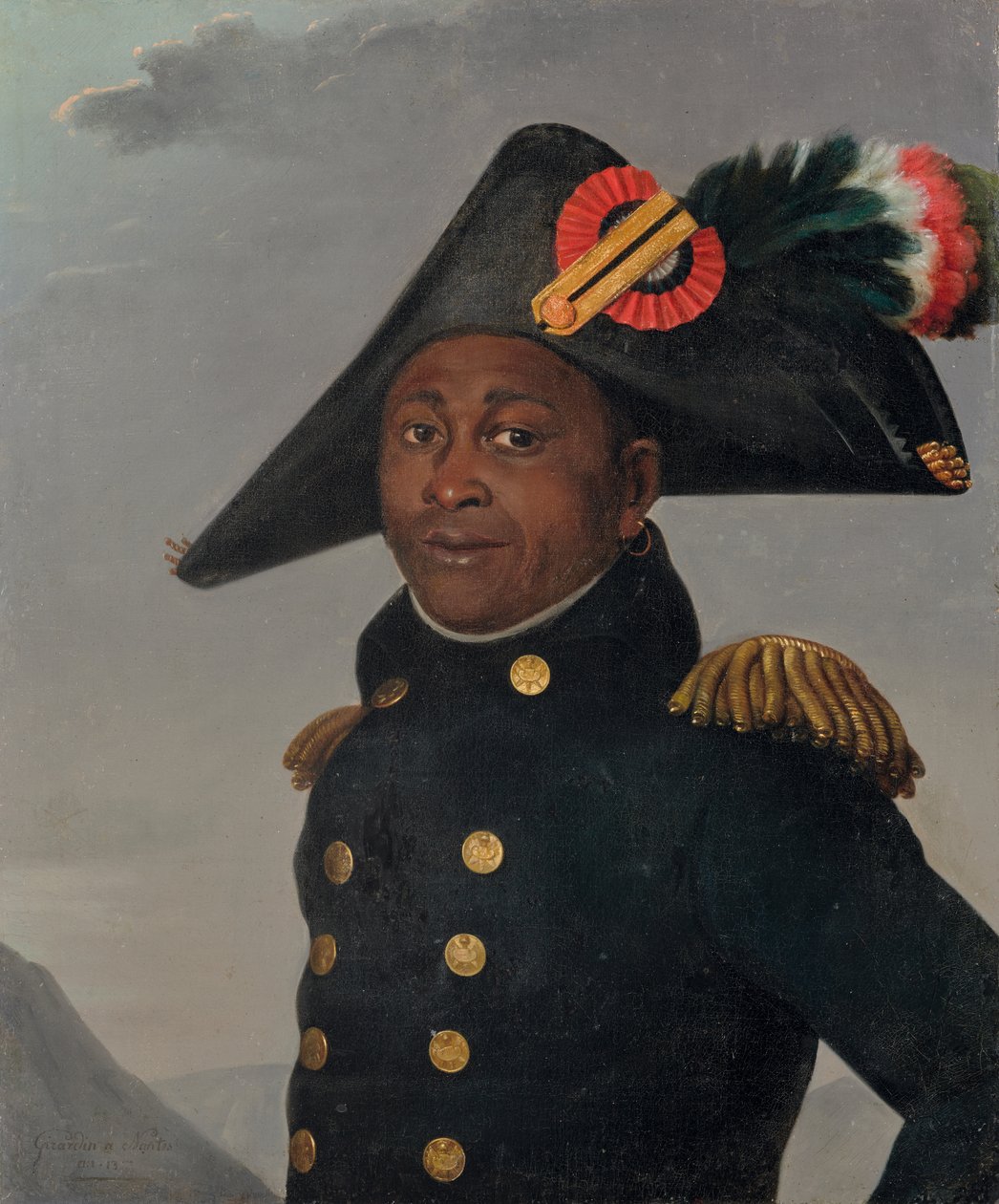 Portræt af François-Dominique Toussaint Louverture af Alexandre François Louis de Girardin