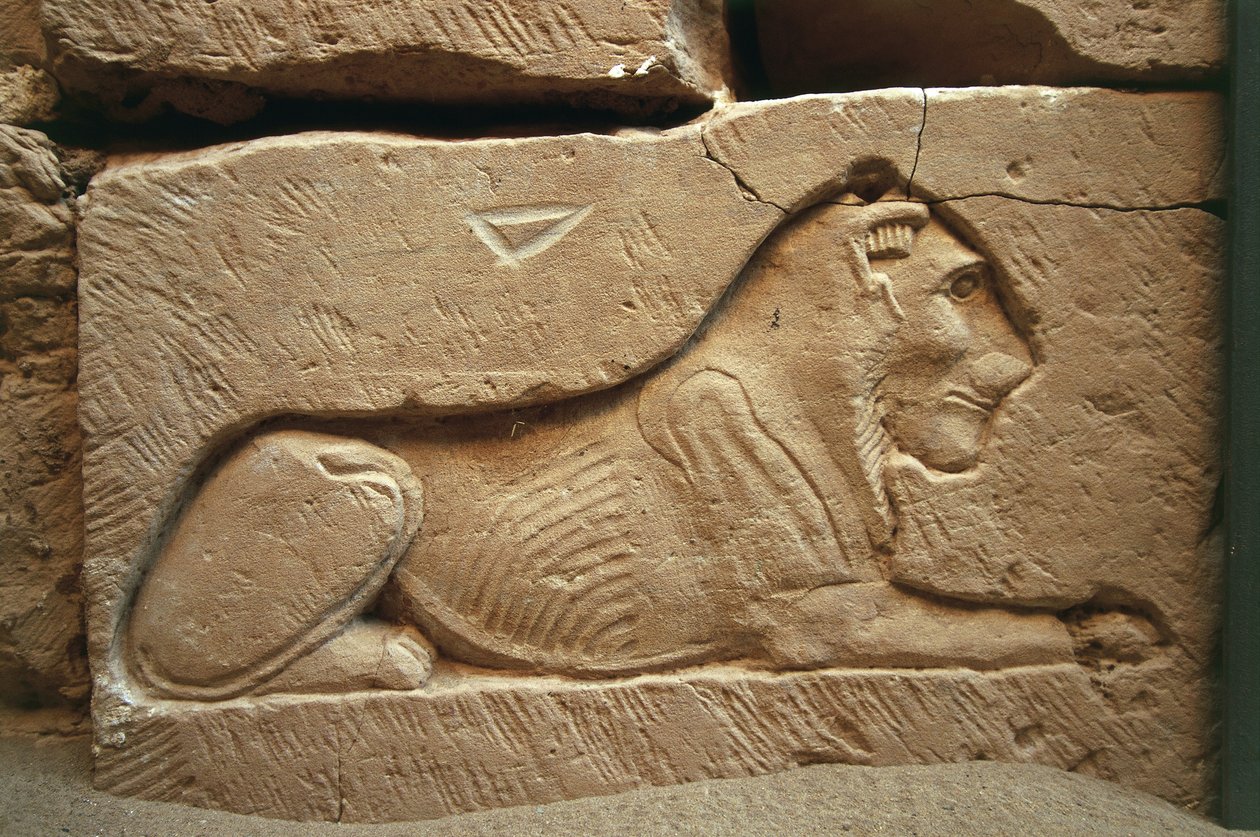 Relief af løve ved Kitines grav af Nicolas Toussaint Charlet