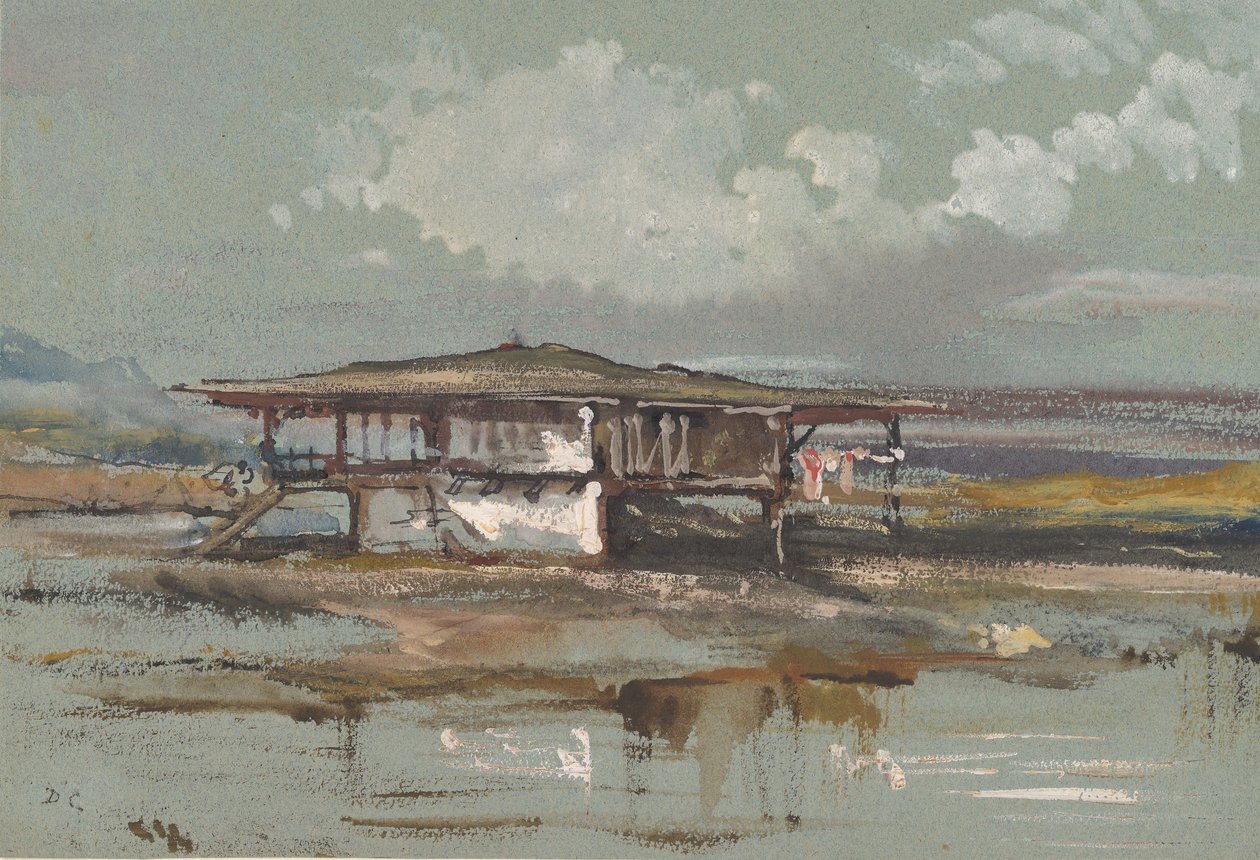 Et hus i Tyrkiet, 1820-60. af Alexandre Gabriel Decamps