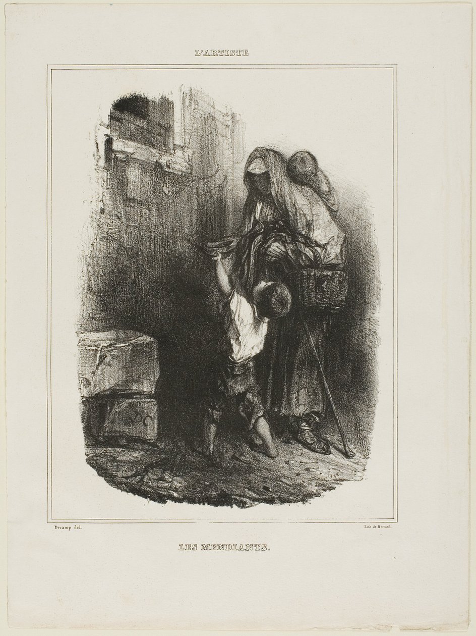 Tiggere af Alexandre Gabriel Decamps