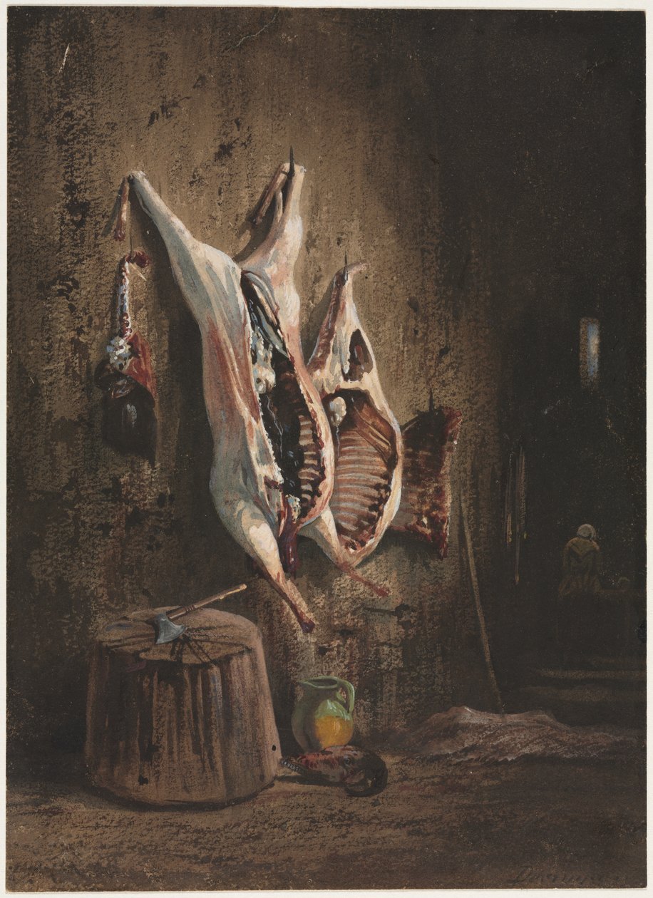 Slagtekroppe af Alexandre Gabriel Decamps