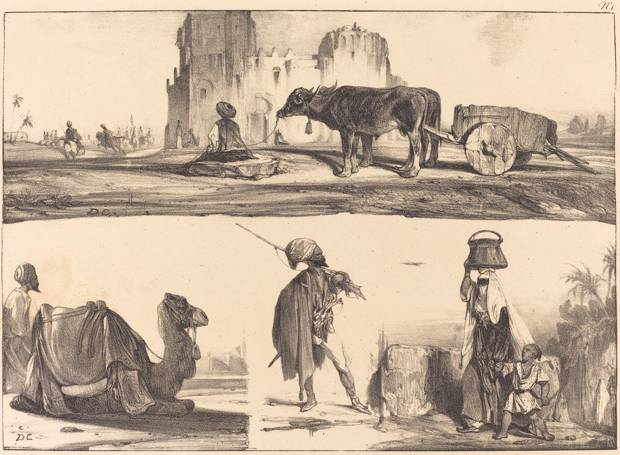 Orientalske vignetter af Alexandre Gabriel Decamps