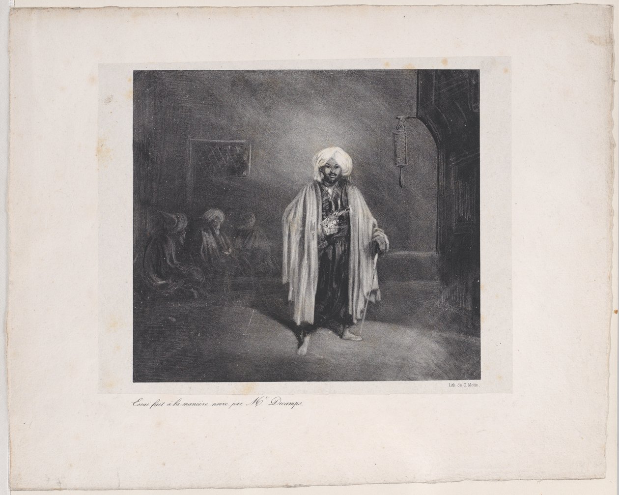 Stående tyrker, 1831. af Alexandre Gabriel Decamps
