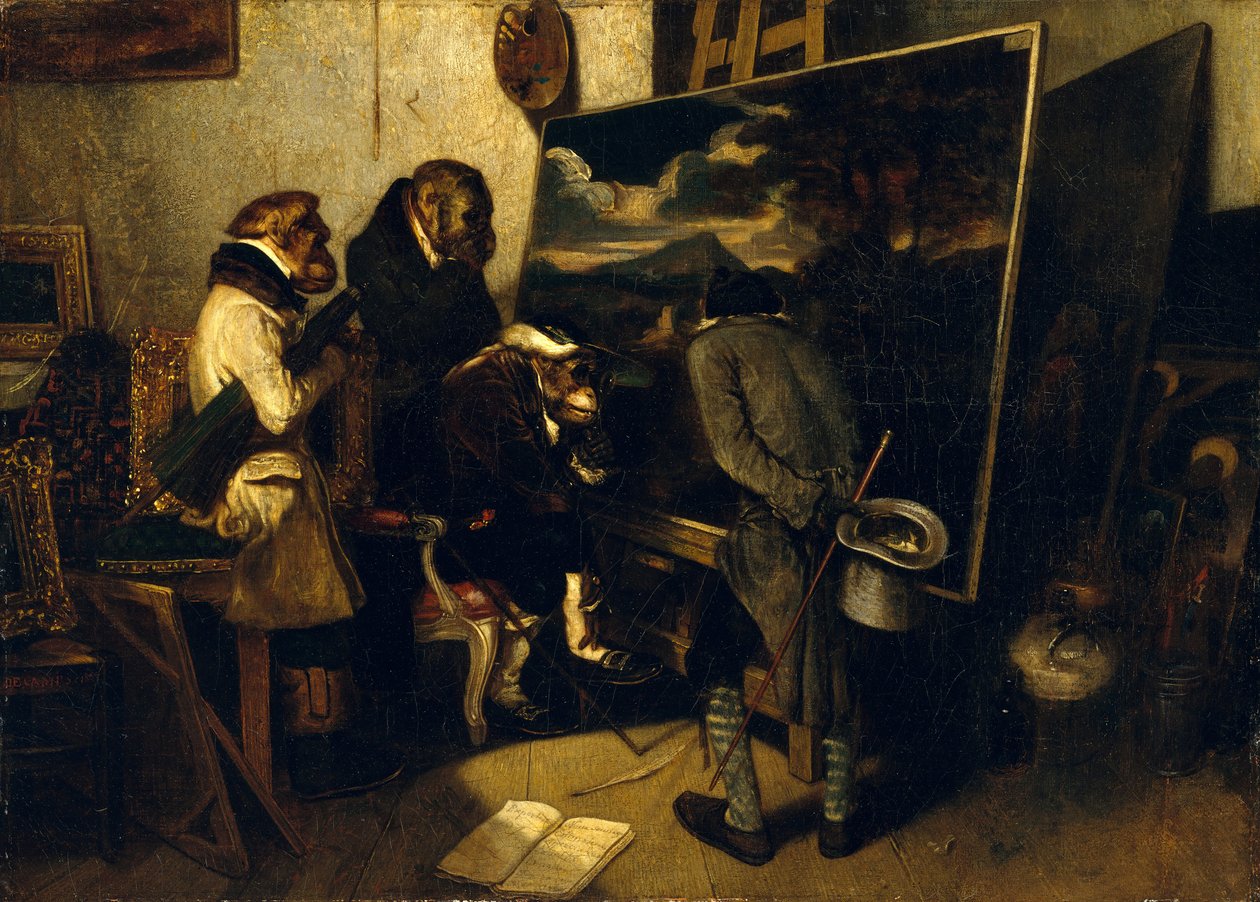 Eksperterne, 1837. af Alexandre Gabriel Decamps