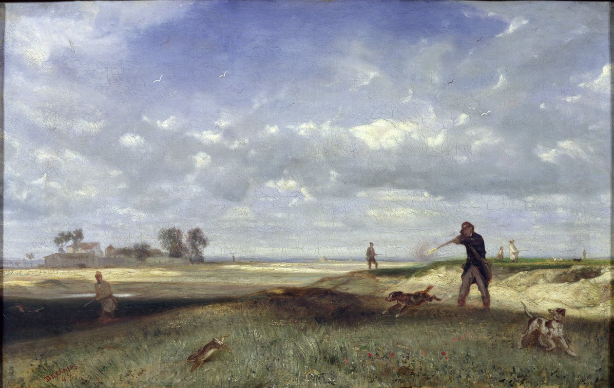 Jagten, 1847 af Alexandre Gabriel Decamps