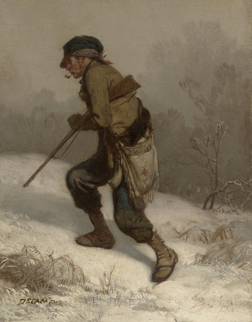 Krybskytten, ca. 1847 af Alexandre Gabriel Decamps