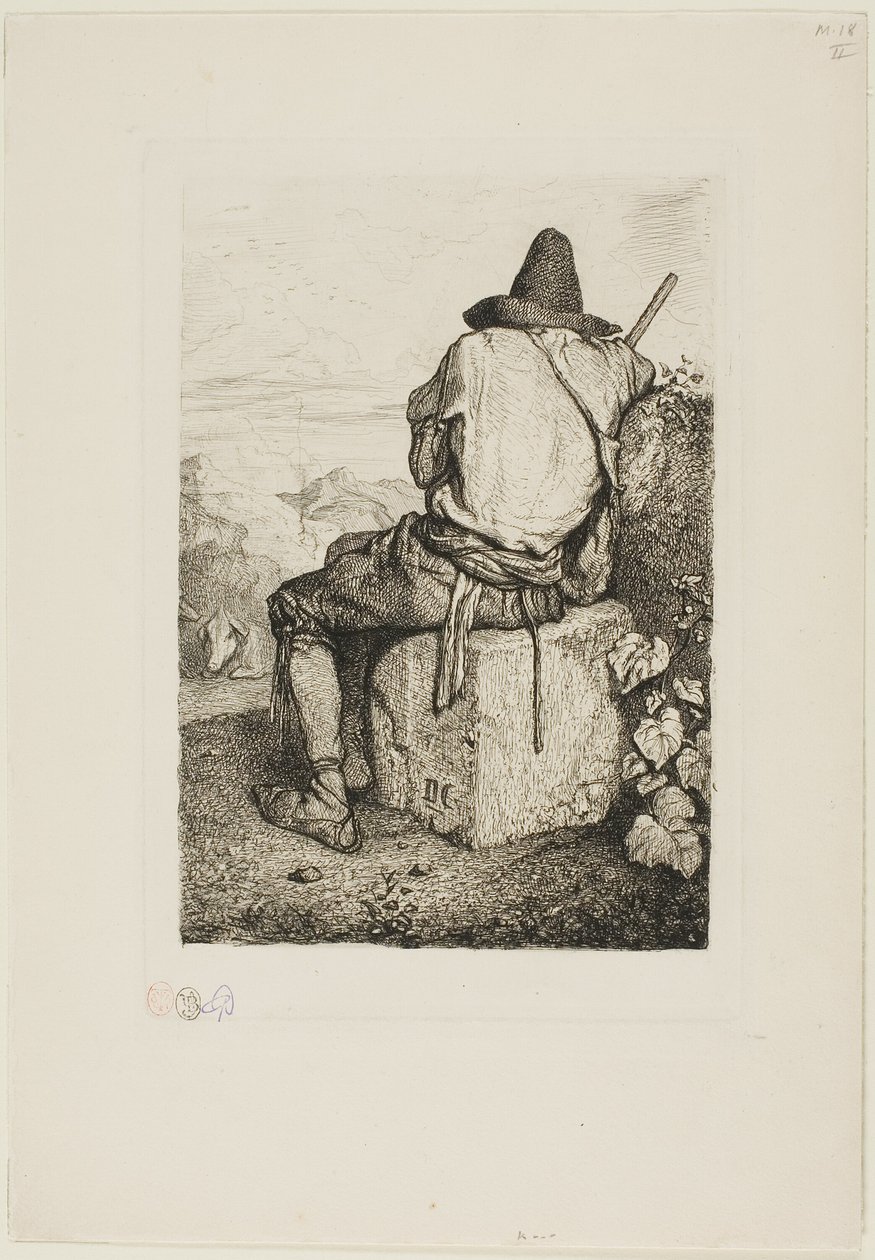 Svinehyrden af Alexandre Gabriel Decamps