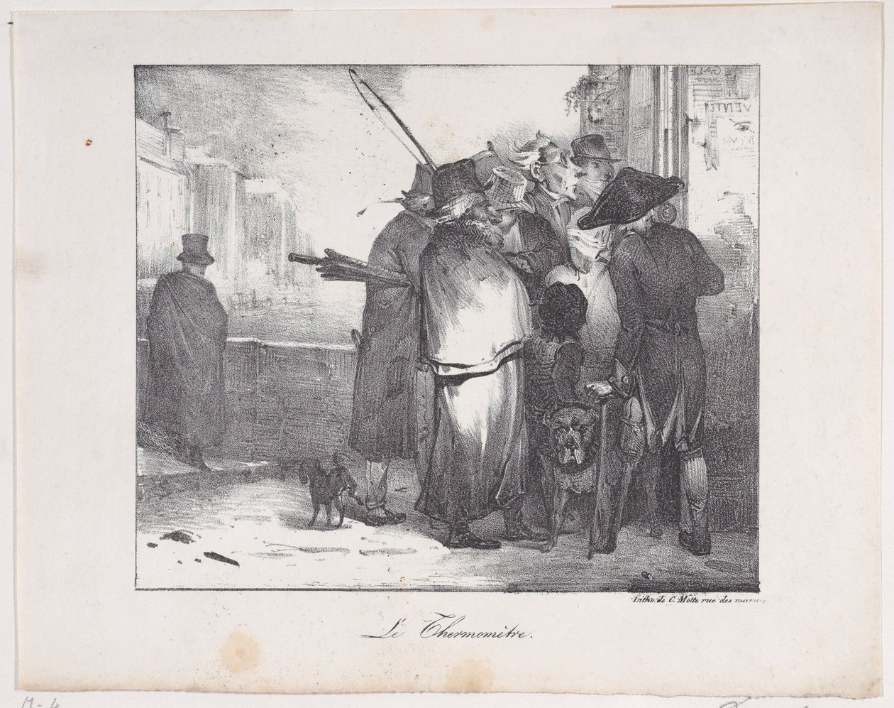 Termometeret, 1823. af Alexandre Gabriel Decamps