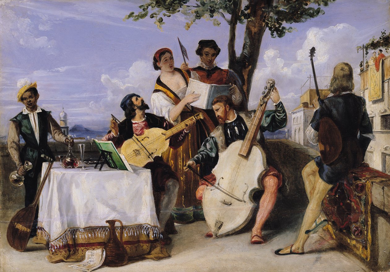 Den venetianske koncert af Alexandre Jean Baptiste Hesse