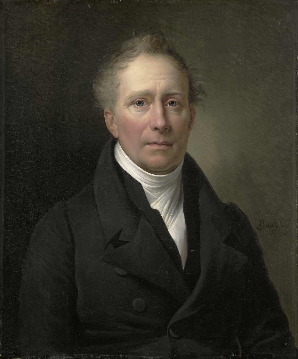 Daniel Francis Schas (1772-1848), medlem af rådet for handel og kolonier fra 1814 til 1820 af Alexandre Jean Dubois Drahonet (signed by artist)
