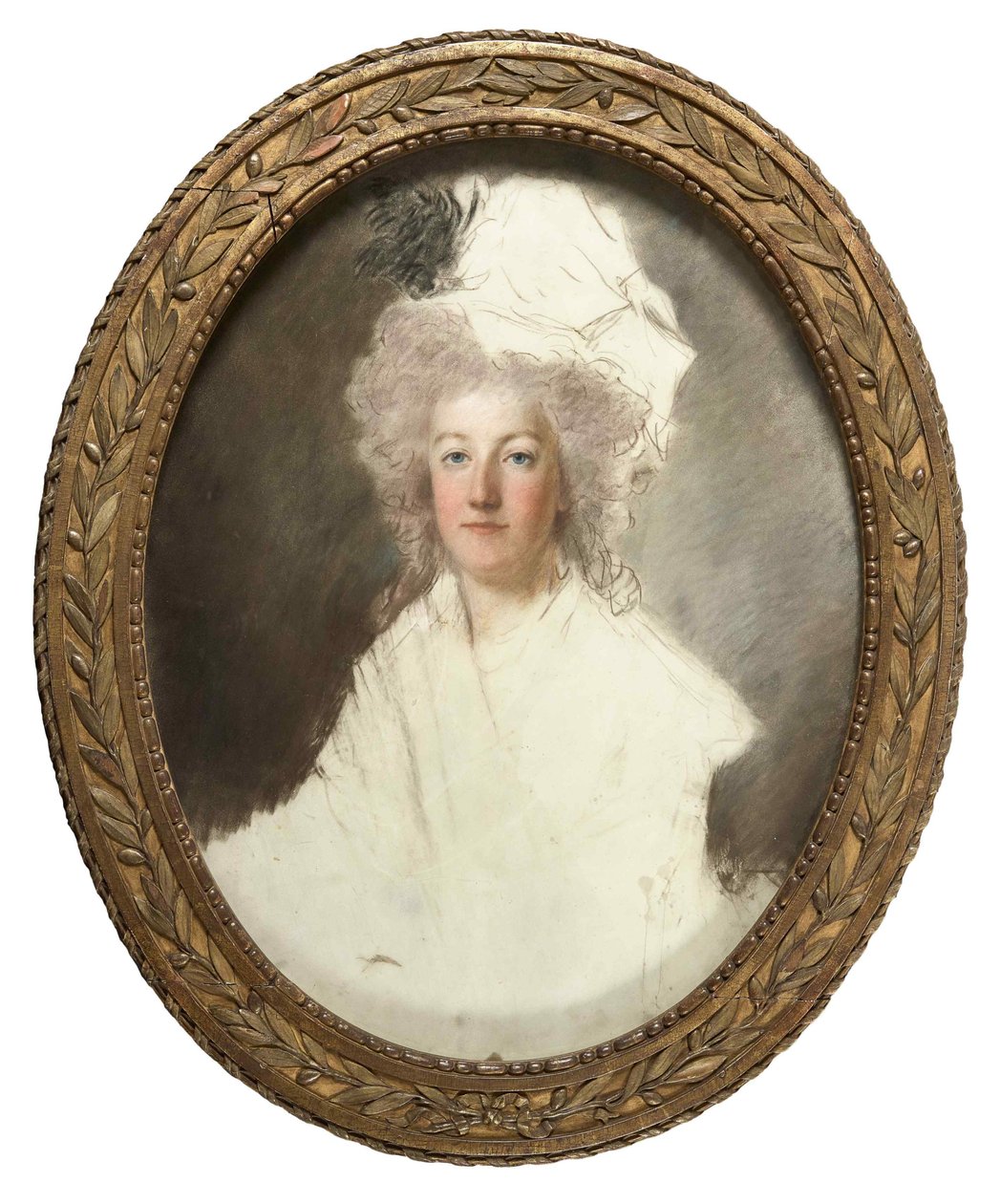Portræt af dronning Marie Antoinette af Frankrig 1755-1793, 1791-1792. af Alexandre Kucharski