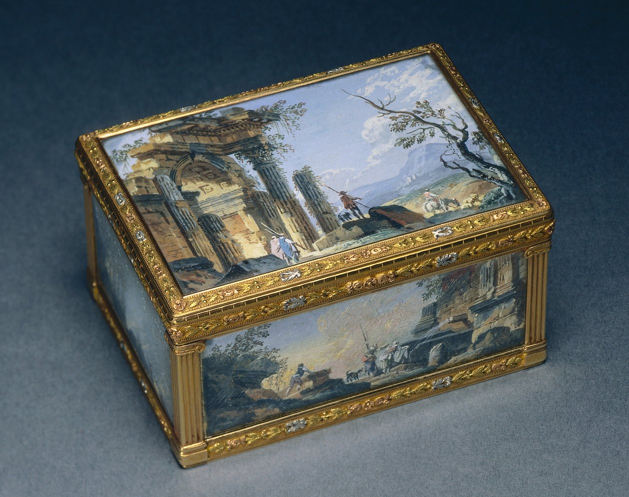 Rektangulær æske, ca. 1840-50 af Alexandre Leferre